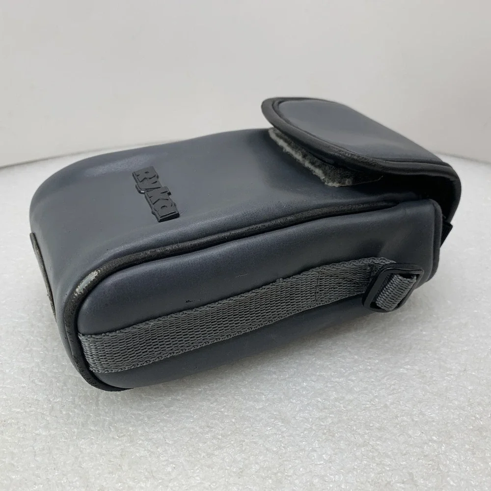 Ryka AF-200 Gray Leather Camera Case‎ Pouch Bag DSLR Compact Accessory Holder